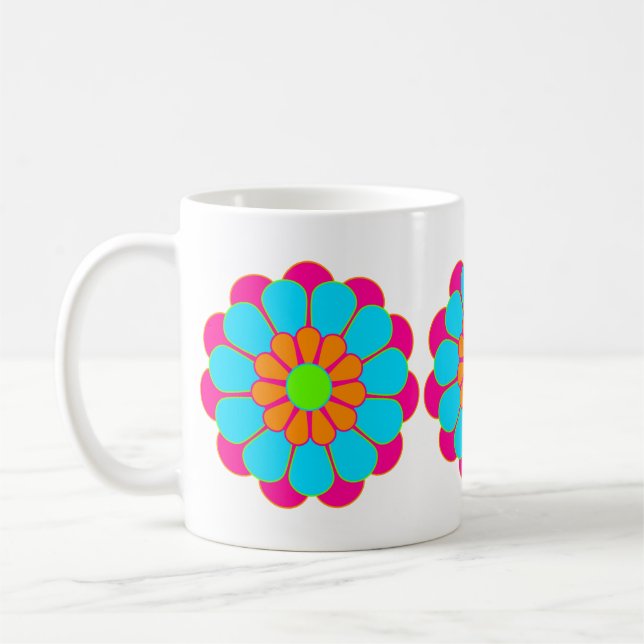 Funny Blume Power Bloom III Tasse (Links)