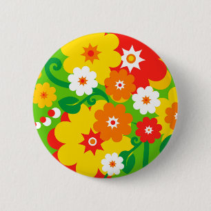 Funny Blume Power Wallpaper Button