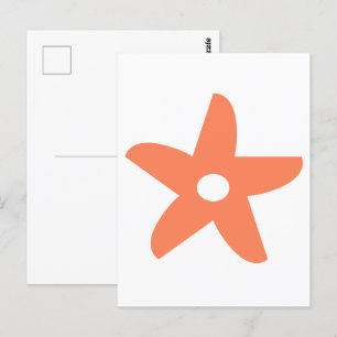 Funny Blume Throw Kissen Postkarte