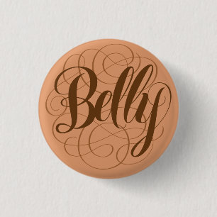 Funny Bly Button Kalligrafie Buchstaben pinback