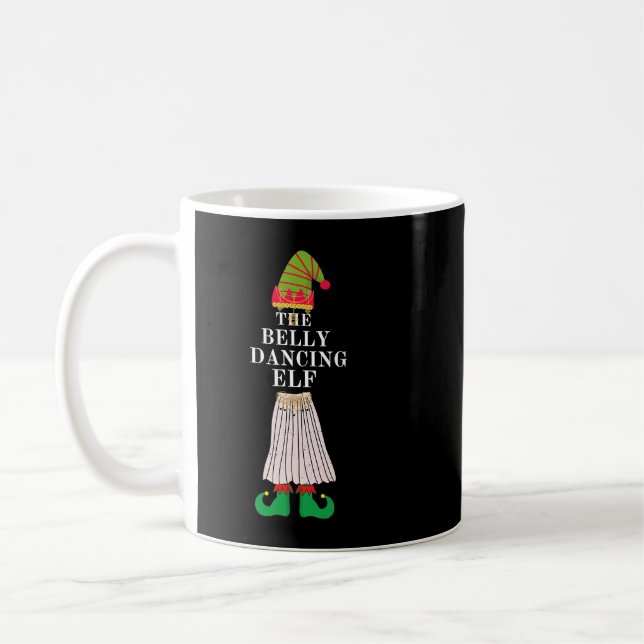 Funny Bly tancing Elf Matching Group Weihnachten P Kaffeetasse (Links)