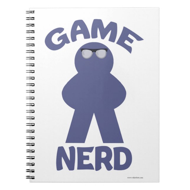 Funny Board Game Nerd Meeple Fun Design Notizblock (Vorderseite)