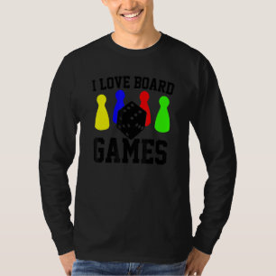 Funny Board Games Family Game Night Table Gamer T-Shirt