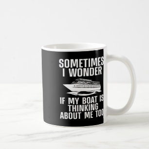 Funny Boat Art for Men Bootsport Bootsport Bo Kaffeetasse
