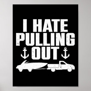 Funny Boat Design for Men Women Bootloipe Poster