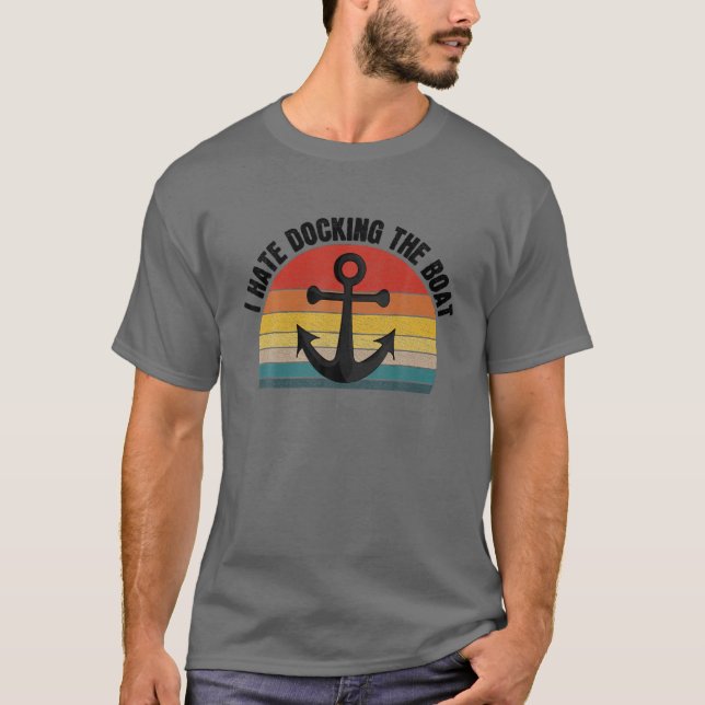 Funny Boat Lover Bekleidung für Männer Frauen T-Shirt (Vorderseite)
