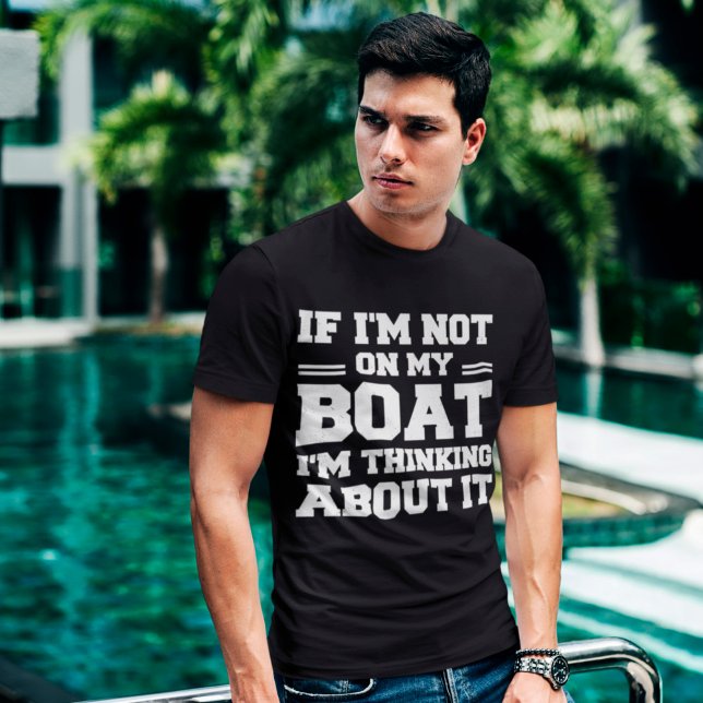 Funny Boat Spaß für Bootsbesitzer T-Shirt (Von Creator hochgeladen)