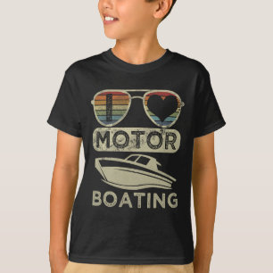 Funny Boater Zitat I Liebe Motorboot Motorbootfahr T-Shirt