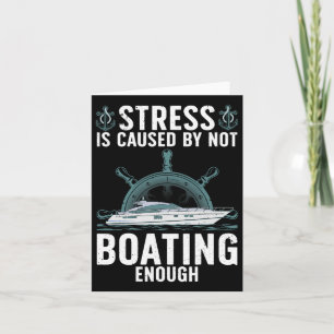 Funny Boating Design für Damen Boote Yachtin Karte