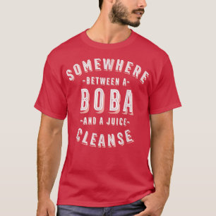 Funny Boba und ein Juice Cleanse Boba Tee Vegane B