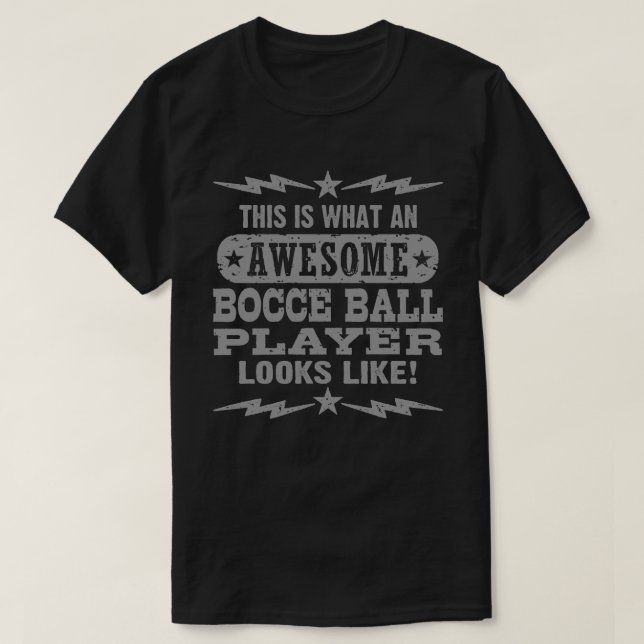 Funny Bocce Ball T-Shirt (Design vorne)