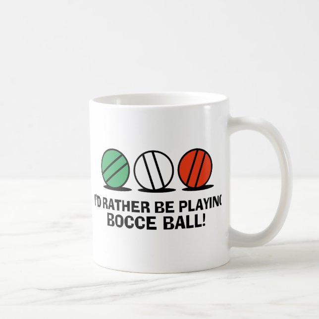 Funny Bocce Ball Tasse (Rechts)