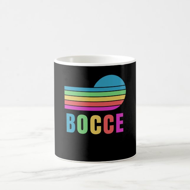 Funny Bocce Balls Player Boules Team Kaffeetasse (Mittel)