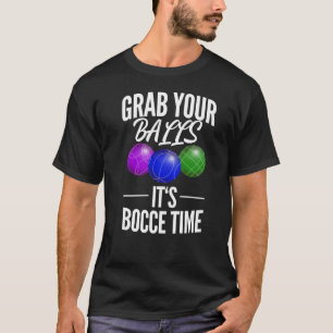 Funny Bocce Balls Player Boules Team T-Shirt
