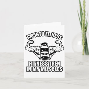 Funny Bodybuilder Karte