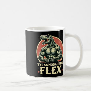 Funny Bodybuilder Tyrannosaurus Flex Gym T-rex Din Kaffeetasse