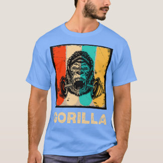 Funny Bodybuilder Vater Gift Gorilla Gym Weight Li T-Shirt