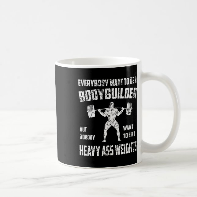 Funny Bodybuilding Shirts. Perfekte Trainingsstell Kaffeetasse (Rechts)