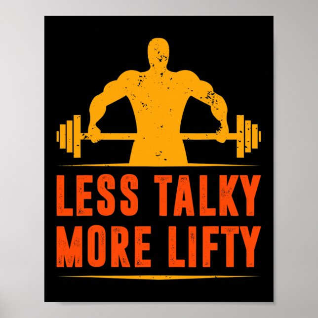 Funny Bodybuilding Shirts Poster (Vorne)