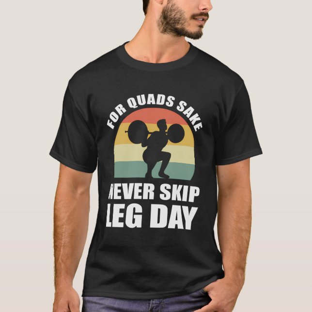 Funny Bodybuilding Weightlifter T-Shirt (Vorderseite)