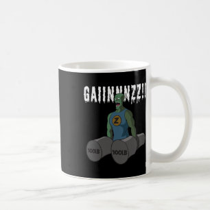 Funny Bodybuilding Zitat Gym-Zombies Wollte Mad Ga Kaffeetasse