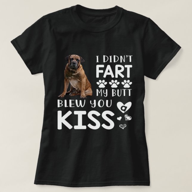 Funny Boerboel Mama Vater Dog Lovers Gift T-Shirt (Design vorne)