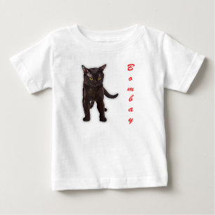 Funny Bombay Katze Japan Geschenk für Vater Mama B Baby T-shirt