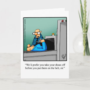 Funny Bon Voyage Spaß Grußkarte Karte