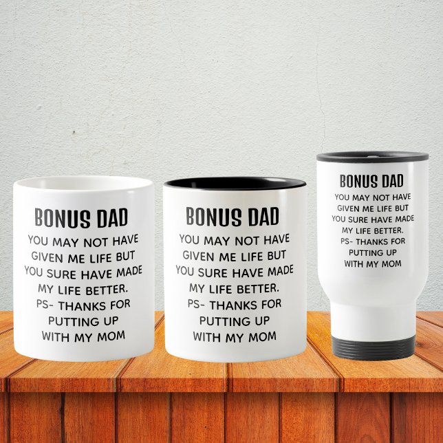 Funny Bonus Vater Wertschätzung Kaffeetasse (Funny Bonus Dad Appreciation)