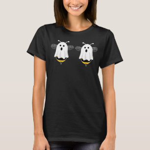 Funny Boo Bees Paare Halloween Kostüm für Frauen T-Shirt