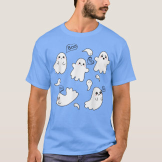 Funny Boo Ghosts, Niedliche Boo-Crew, Groovy Hallo T-Shirt