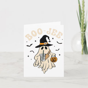 Funny Boo-jee Ghost Halloween Boo Jee Ghost Spooky Karte