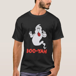 Funny Boo-Yah Ghost Costume für Halloween-Party Lo T-Shirt