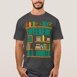 Funny Book Design Women Book Lover Library T-Shirt
