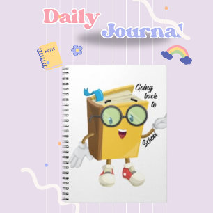 Funny Book Glass Trendy Paper Shoe Notebook Notizblock