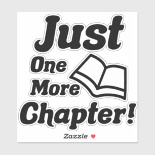 Funny Book Lover Aufkleber