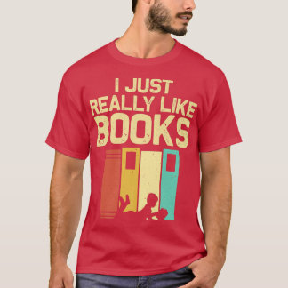 Funny Book Lover Design Männer Frauen lesen Leser T-Shirt