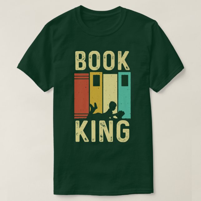 Funny Book Lover Design Männer Vater Leser Li T-Shirt (Design vorne)
