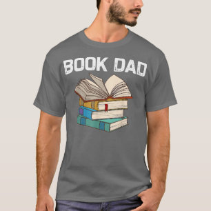 Funny Book Lover Designs für Vater Men Librarian R T-Shirt