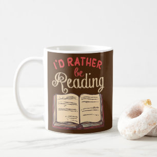 Funny Book Lover Geschenke für Leser Ich würde ehe Kaffeetasse