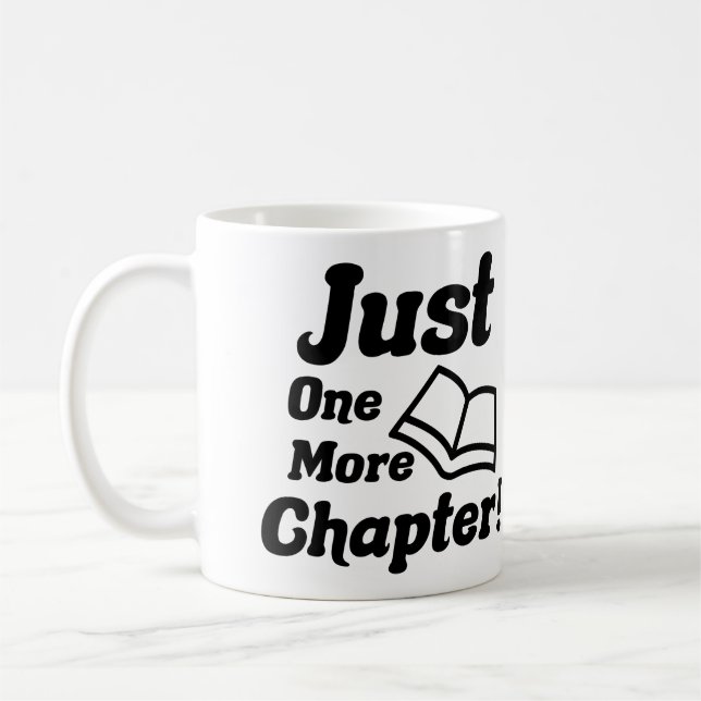 Funny Book Lover Kaffeetasse (Links)