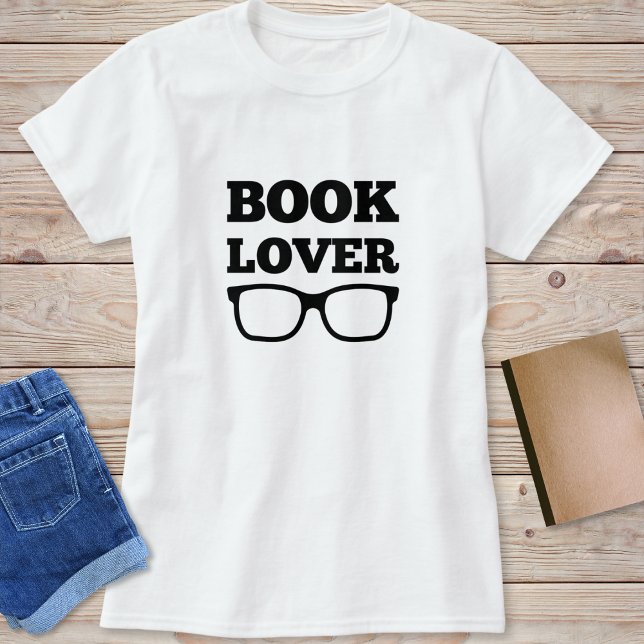 Funny Book Lover Reading Glasses T-Shirt (Von Creator hochgeladen)