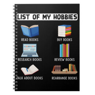 Funny Book Lover Spaß Bookworm Reading Notizblock