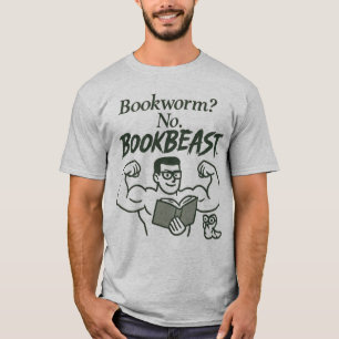 Funny Book Lover T - Shirt - Bookworm? Nein. BookB