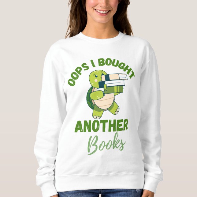 Funny Book Lover Zitat Lesen Addict Einführung Sweatshirt (Vorderseite)