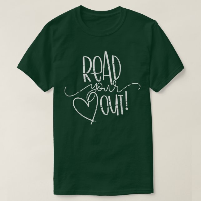 funny book lovers read your heart out Long  T-Shirt (Design vorne)