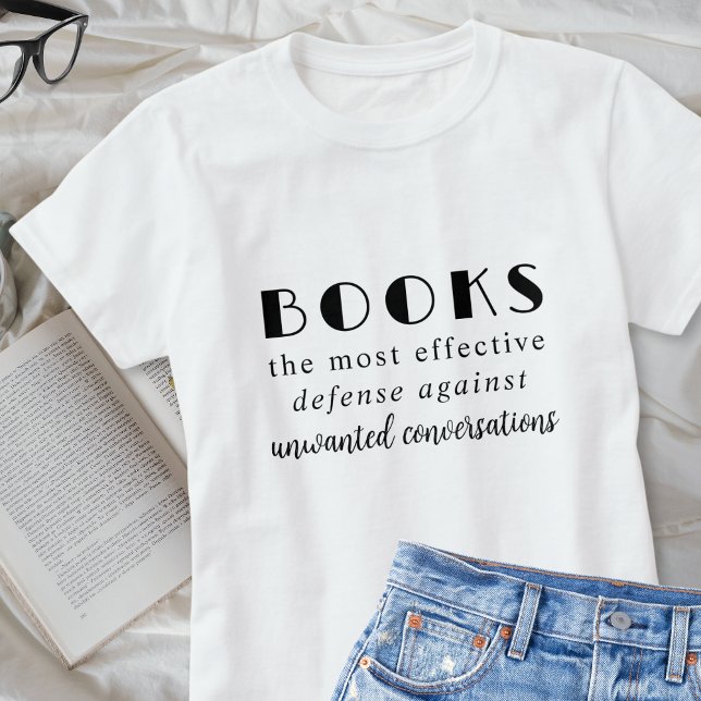 Funny Book Nerd Introvertieren Bookish Bookworm Sp T-Shirt (book nerd book lovers reading quote funny saying tshirts for introvert shy women men him her them)
