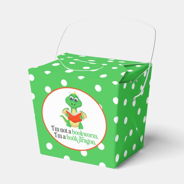 Funny Book Reading - Bookworm Geschenkschachtel (Vorderseite)