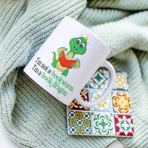 Funny Book Reading - Bookworm Kaffeetasse