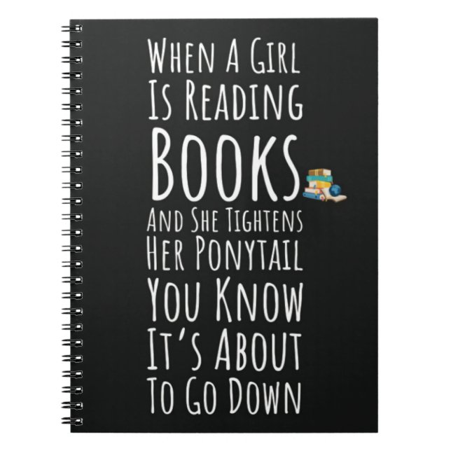Funny Book Reading Gifts For Her Teen Girls Women  Notizblock (Vorderseite)